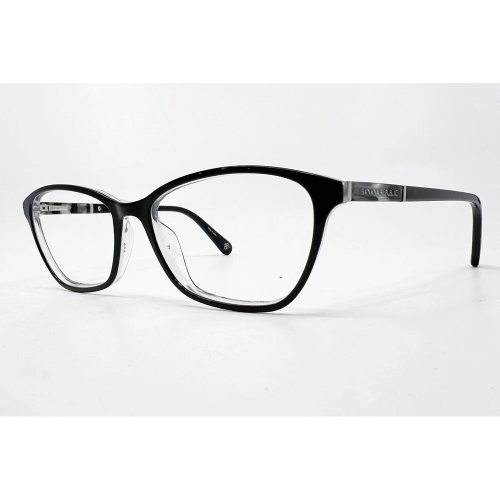 Banana Republic Eyeglass Frames Women Black Bree 807 Cat Eye 51-16-135